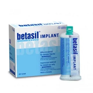 Бетасил имплант_Betasil implant Слепочная масса А-силикон аппаратный 5:1, 380мл, Мюллер-Омикрон