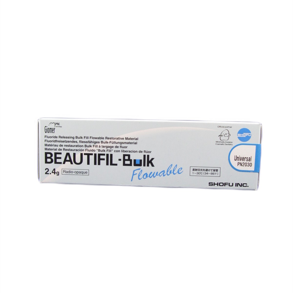 БьютифилБалк_Beautifil Bulk Flow Dent Текуч. композит объемного внесения до 4-х мм, шпр*2,4г, Шофу