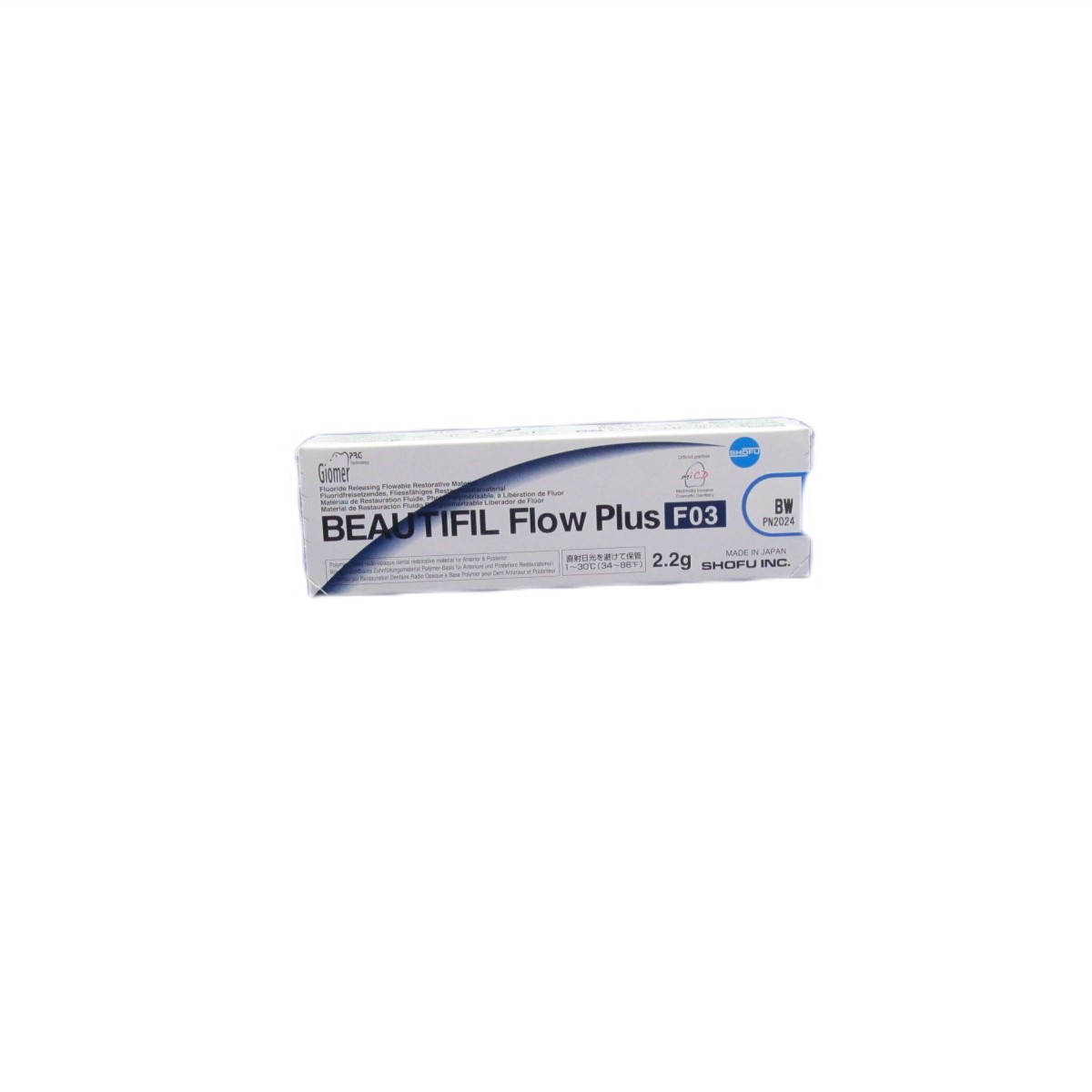 БьютифилФлоуПлюс_Beautifil Flow Plus F03 Текучий композит для реставраций, шпр*2,2г, Шофу