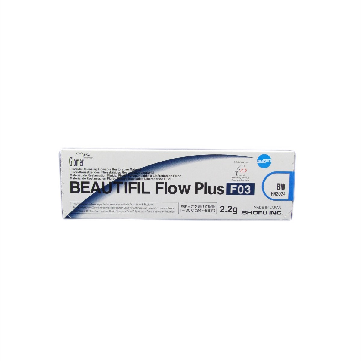 БьютифилФлоуПлюс_Beautifil Flow Plus F03 Текучий композит для реставраций, шпр*2,2г, Шофу