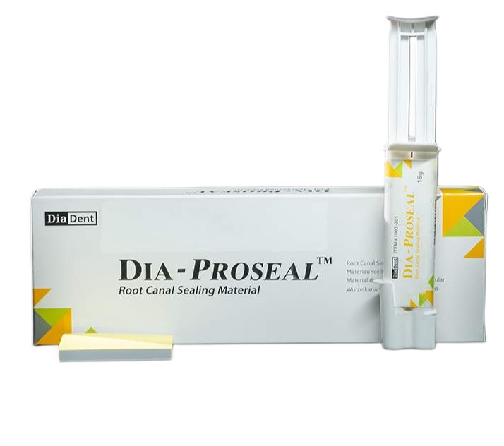 ДиаПросил_DiaProseal Силер пломбировка каналов эпоксидная смола, паста 1шпр х 16 г, Диадент